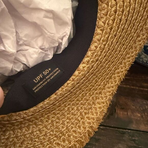 Eric Javits Look Again Packable Fedora - Natural / Black main image 11